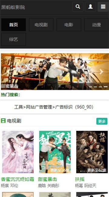 黑蚂蚁影视app